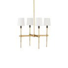 Currey and Company 9000-1494 Grigsby Chandelier in Antique Brass/Bronze