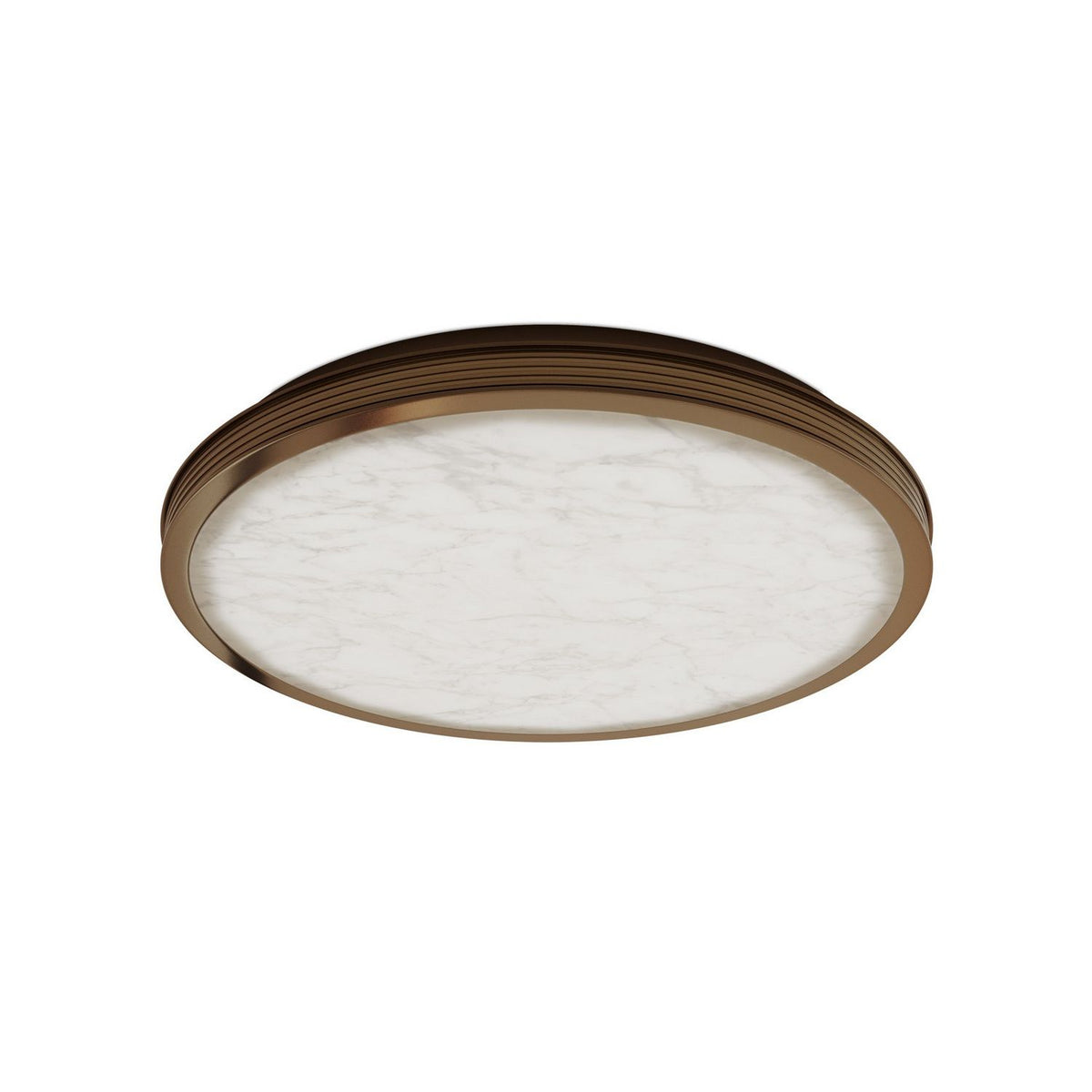 Currey and Company 9999-0090 Aydan Flush Mount in Natural/Brushed Brass