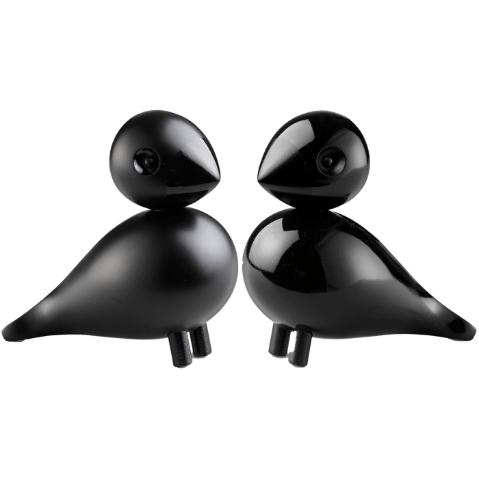 Kay Bojesen 39240 Lovebirds Wooden Figurine in Black