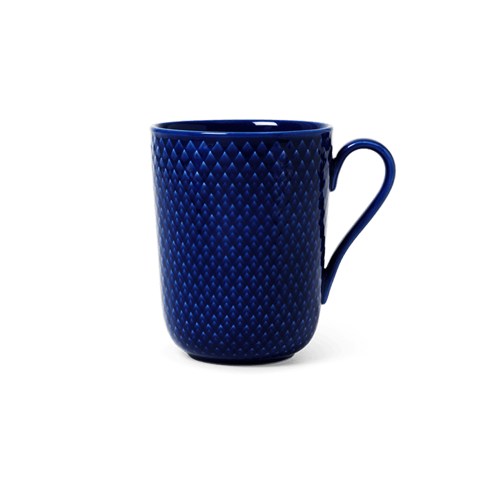 Lyngby Porcelæn 201968 Rhombe Color Mug in Dark Blue