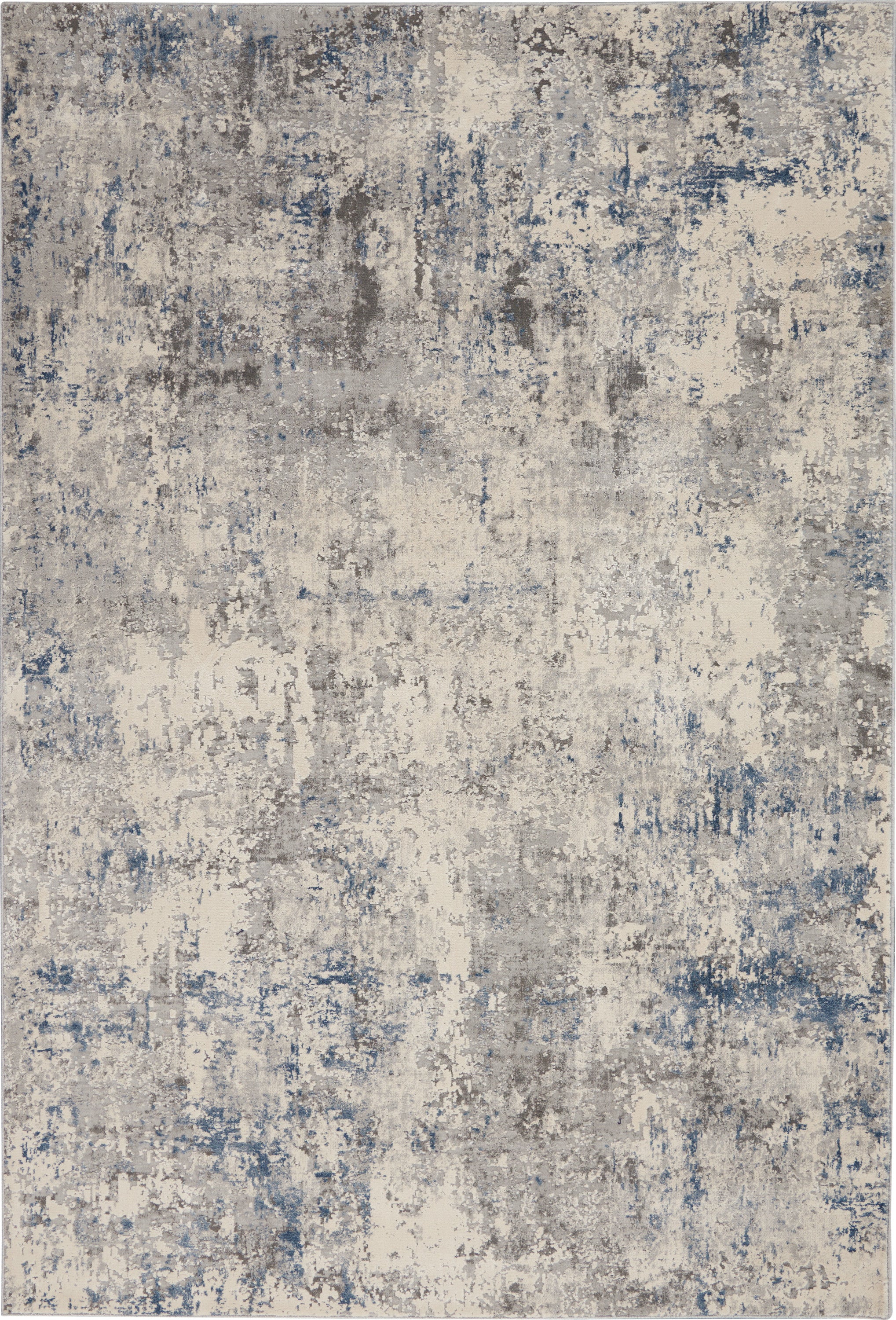 Rustic Textures RUS07 Ivory Grey Blue