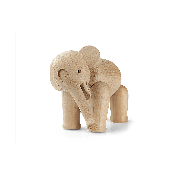 Kay Bojesen 39242 Elephant Wooden Figurine in Oak