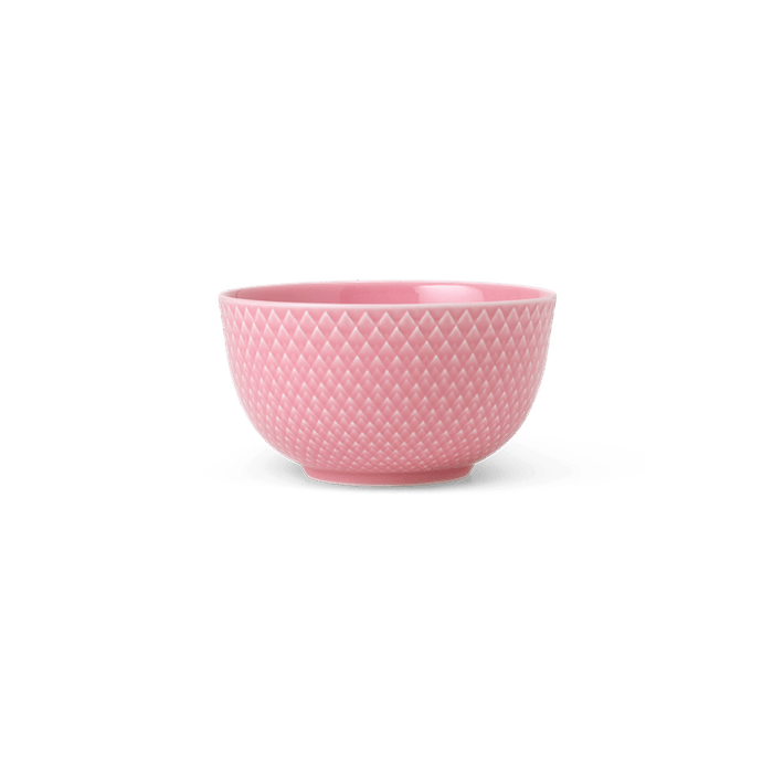Lyngby Porcelæn 201901 Rhombe Color Bowl in Rose