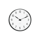 Arne Jacobsen Clocks 43623 Station Wall Clock in White/Black