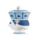 Bjørn Wiinblad 56571 Dora Sugar Bowl in Blue