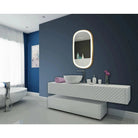 Paris Mirror - Chic Oval LED Mirror - CHICO24366000-GLD | The Rug District