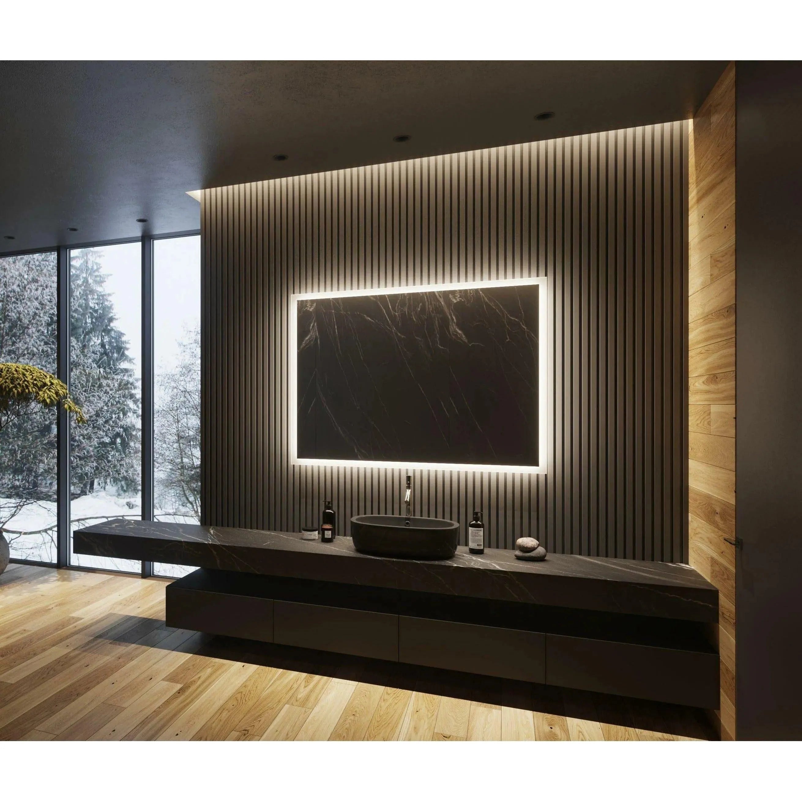 Paris Mirror - Galaxy LED Mirror - GALAX48363000 | The Rug District