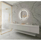 Paris Mirror - Harmony Round LED Mirror - HARMR36363000 | The Rug District