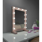 Paris Mirror - Hollywood Star LED Mirror - HSTAR24323000-PNK-BT | The Rug District