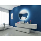 Paris Mirror - Original Round Backlit LED Mirror - ORIGR32323000 | The Rug District