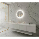 Paris Mirror - Round Backlit LED Mirror - ROUNX24243000 | The Rug District