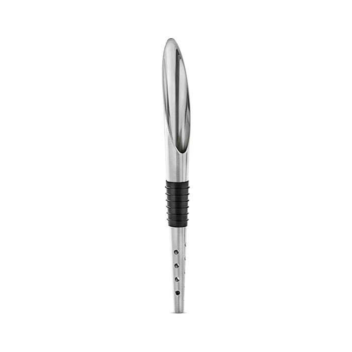 Rosendahl 25046 Grand Cru Pouring, Aerating and Decanting Stopper in Black/Steel