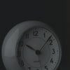 Arne Jacobsen Clocks 43674 Station Table Clock in Grey/White