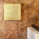 Qlocktwo - QLOCKTWO CLASSIC Gold Creator's Edition Wall Clock - QT-CLASSIC-CE-FR-GD | The Rug District