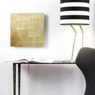 Qlocktwo - QLOCKTWO CLASSIC Silver & Gold Creator's Edition Wall Clock - QT-CLASSIC-CE-FR-SG | The Rug District