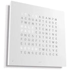 Qlocktwo - QLOCKTWO CLASSIC Wall Clock - QT-CLASSIC-EN-WP | The Rug District