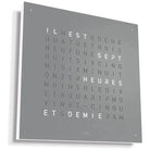 Qlocktwo - QLOCKTWO CLASSIC Wall Clock - QT-CLASSIC-FR-GP | The Rug District