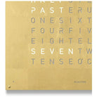 Qlocktwo - QLOCKTWO LARGE Gold Creator's Edition Wall Clock - QT-LARGE-CE-FR-GD | The Rug District