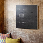 Qlocktwo - QLOCKTWO LARGE Metamorphite Creator's Edition Wall Clock - QT-LARGE-CE-FR-ME | The Rug District