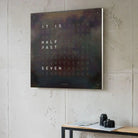 Qlocktwo - QLOCKTWO LARGE Raw Iron Creator's Edition Wall Clock - QT-LARGE-CE-FR-RI | The Rug District
