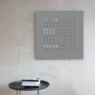 Qlocktwo - QLOCKTWO LARGE Wall Clock - QT-LARGE-EN-GR | The Rug District