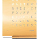 Qlocktwo - QLOCKTWO TOUCH Metal Alarm Clock - QT-TOUCH-METAL-FR-GL | The Rug District