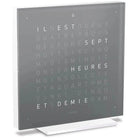 Qlocktwo - QLOCKTWO TOUCH Pure Alarm Clock - QT-TOUCH-PURE-FR-ET | The Rug District