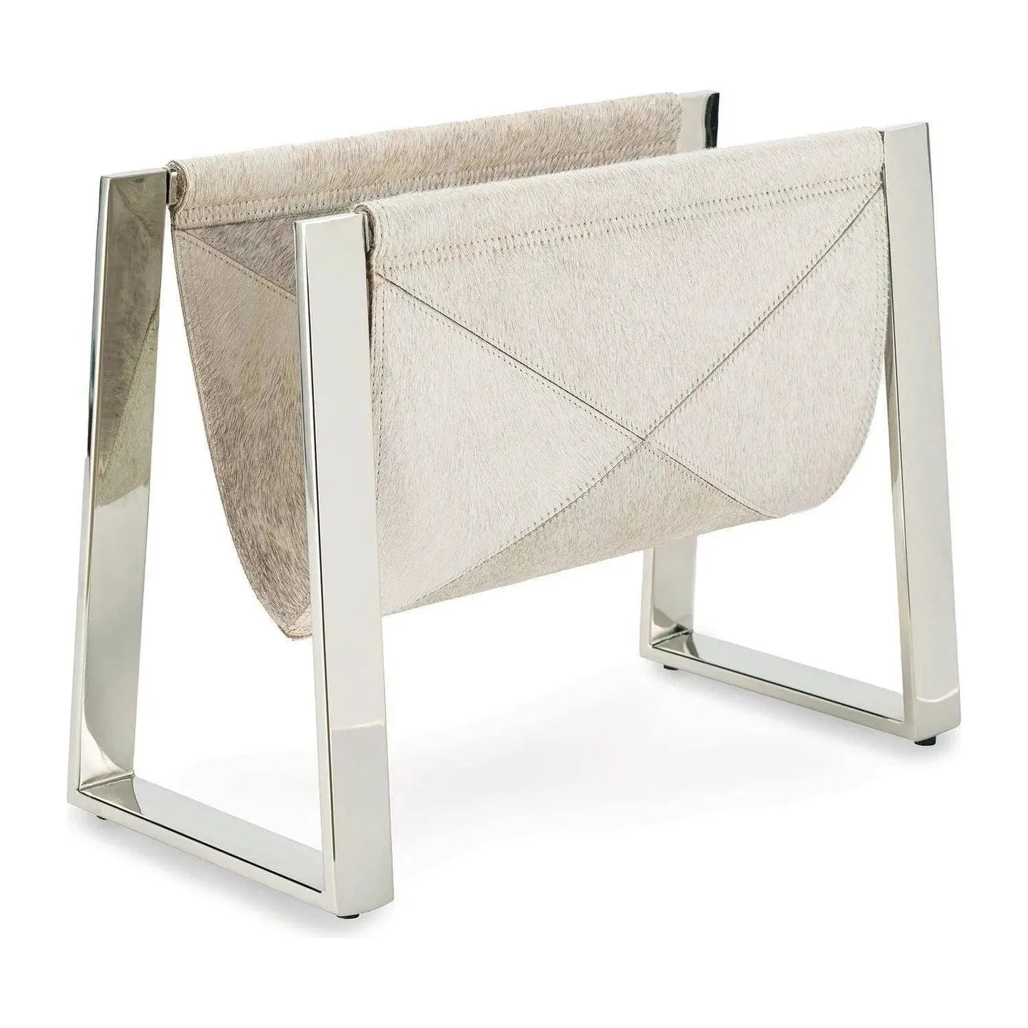 Regina Andrew - Andres Hair on Hide Magazine Rack - 20-1459PN | The Rug District