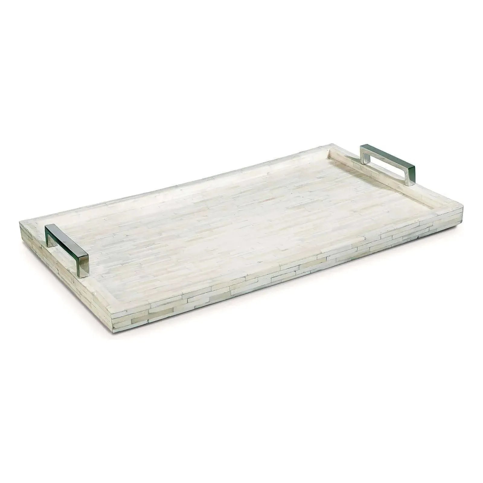 Regina Andrew - Bone & Nickel Tray - 20-1040 | The Rug District