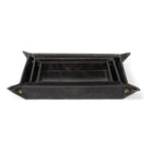 Regina Andrew - Derby Leather Tray Set - 20-1502BLK | The Rug District