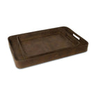 Regina Andrew - Derby Rectangle Leather Tray Set - 20-1504BRN | The Rug District