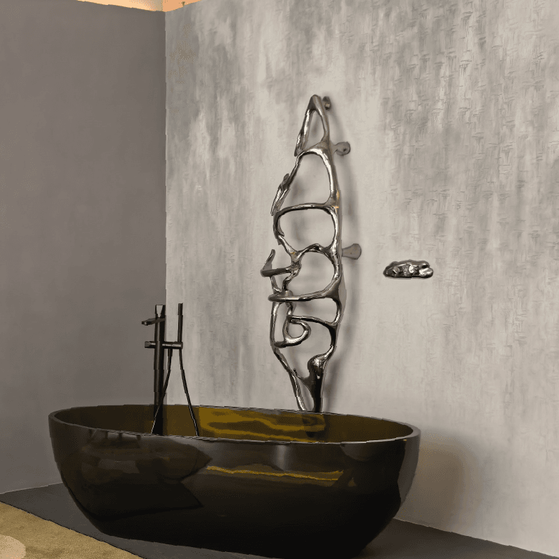 P&Bhusri S1-L-PWH-N Boat of Sage Large Towel Warmer in Porcelain White