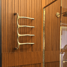 P&Bhusri S8-M-PWH-N Tuscany Glimmer Towel Warmer in Porcelain White