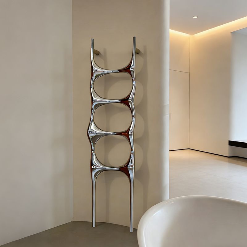 P&Bhusri S6-M-PWH-N Crete Palace Towel Warmer in Porcelain White