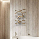 P&Bhusri S7-LM-PWH-N Daphne's Branch Large + Medium Towel Warmer in Porcelain White