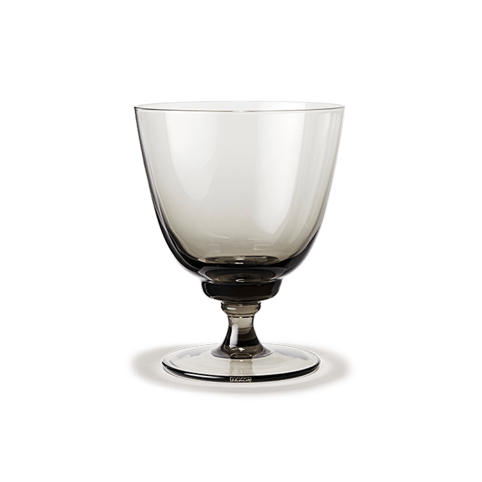 Holmegaard 4300486 Flow Glass on Foot in Smoke