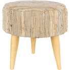 Surya - Anthracite Ottoman - ATE-005 | The Rug District