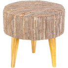 Surya - Anthracite Ottoman - ATE-007 | The Rug District