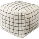 Surya - Charmaine Pouf - NEPF001-181818 | The Rug District