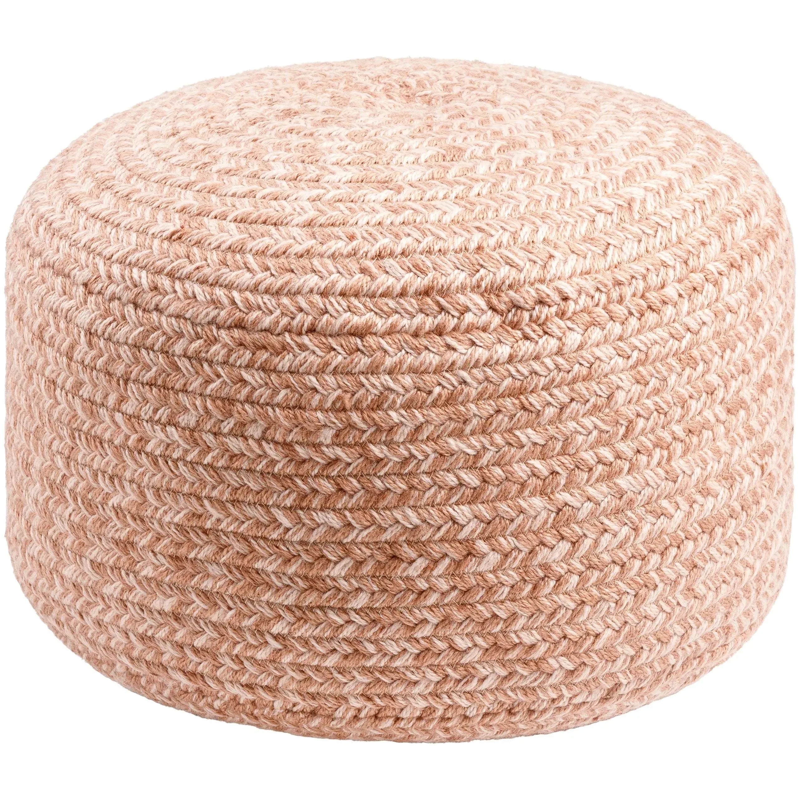 Surya - Entwined Pouf - EDPF001-121717 | The Rug District