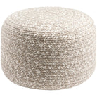 Surya - Entwined Pouf - EDPF003-121717 | The Rug District