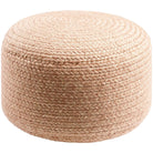 Surya - Entwined Pouf - EDPF004-121717 | The Rug District