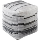 Surya - Guinea Pouf - GUPF001-181818 | The Rug District