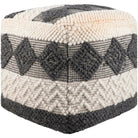 Surya - Hygge Pouf - HGPF005-181818 | The Rug District