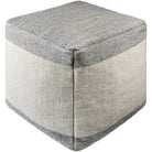 Surya - Latvia Pouf - LVPF001-181818 | The Rug District