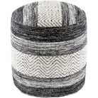 Surya - Levi Pouf - IVPF003-161616 | The Rug District