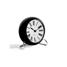 Arne Jacobsen Clocks 43671 Roman Table Clock in White/Black