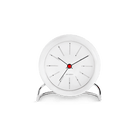 Arne Jacobsen Clocks 43675 Bankers Table Clock in White