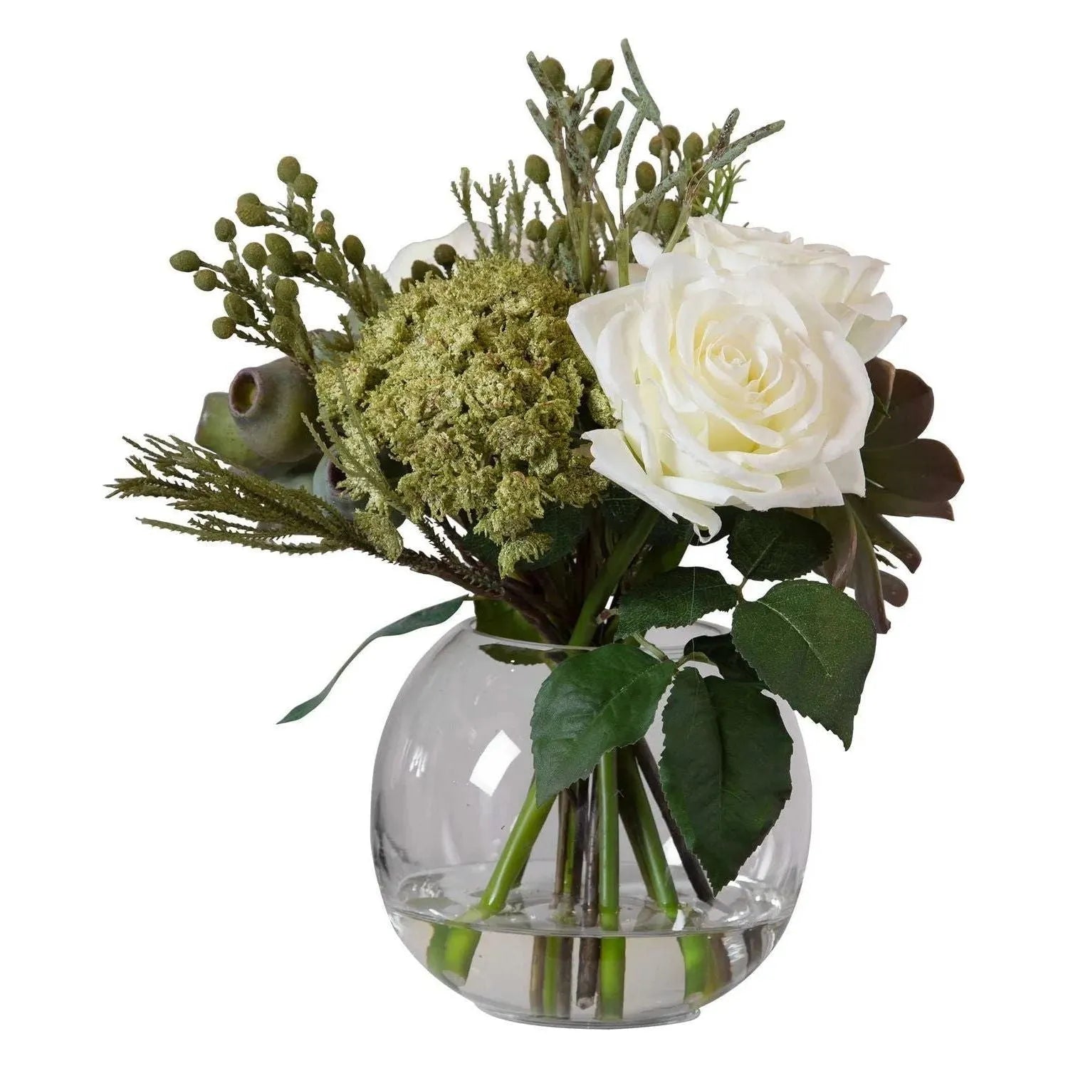 The Uttermost - Belmonte Floral Bouquet & Vase - 60182 | The Rug District
