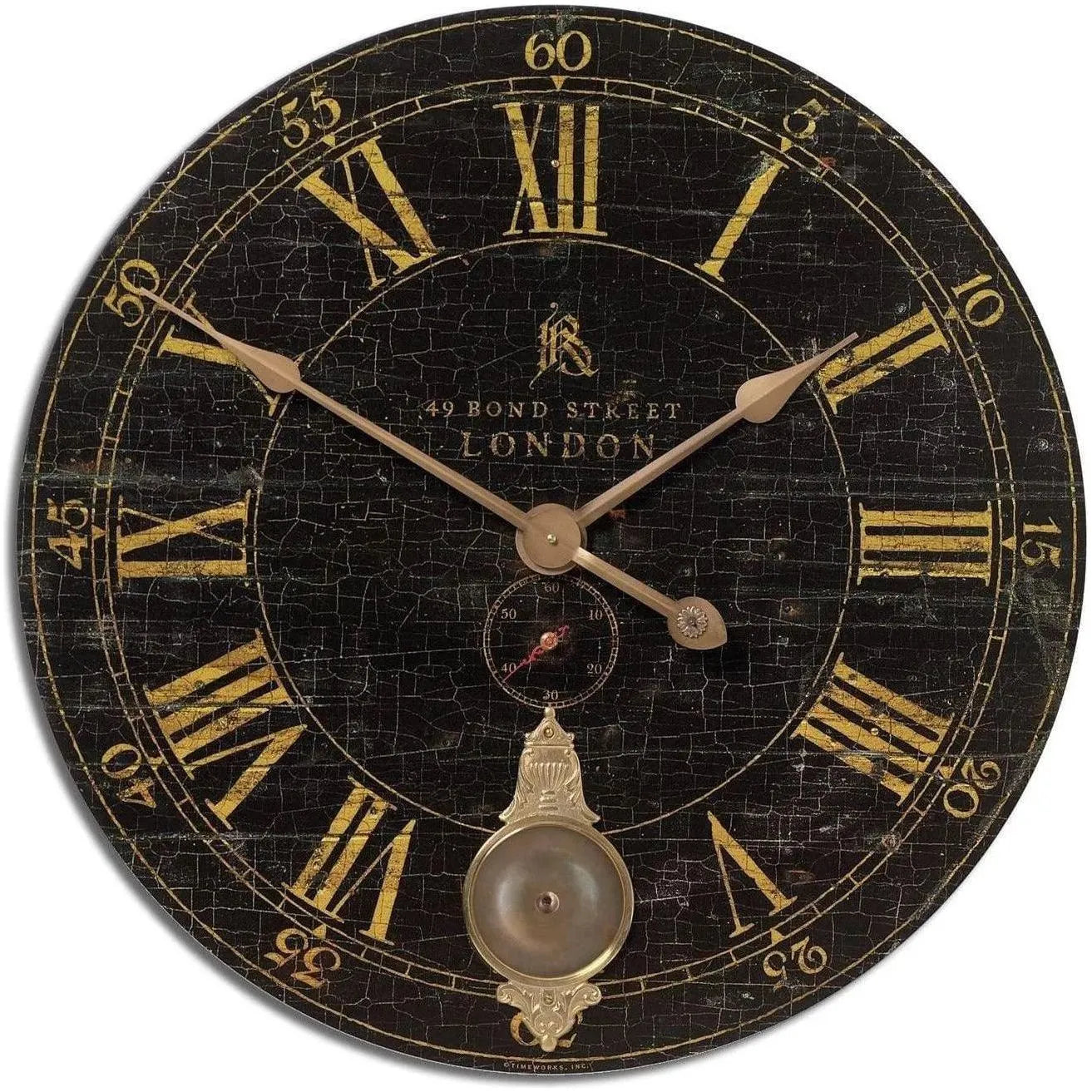 The Uttermost - Bond Street Wall Clock - 06030 | The Rug District